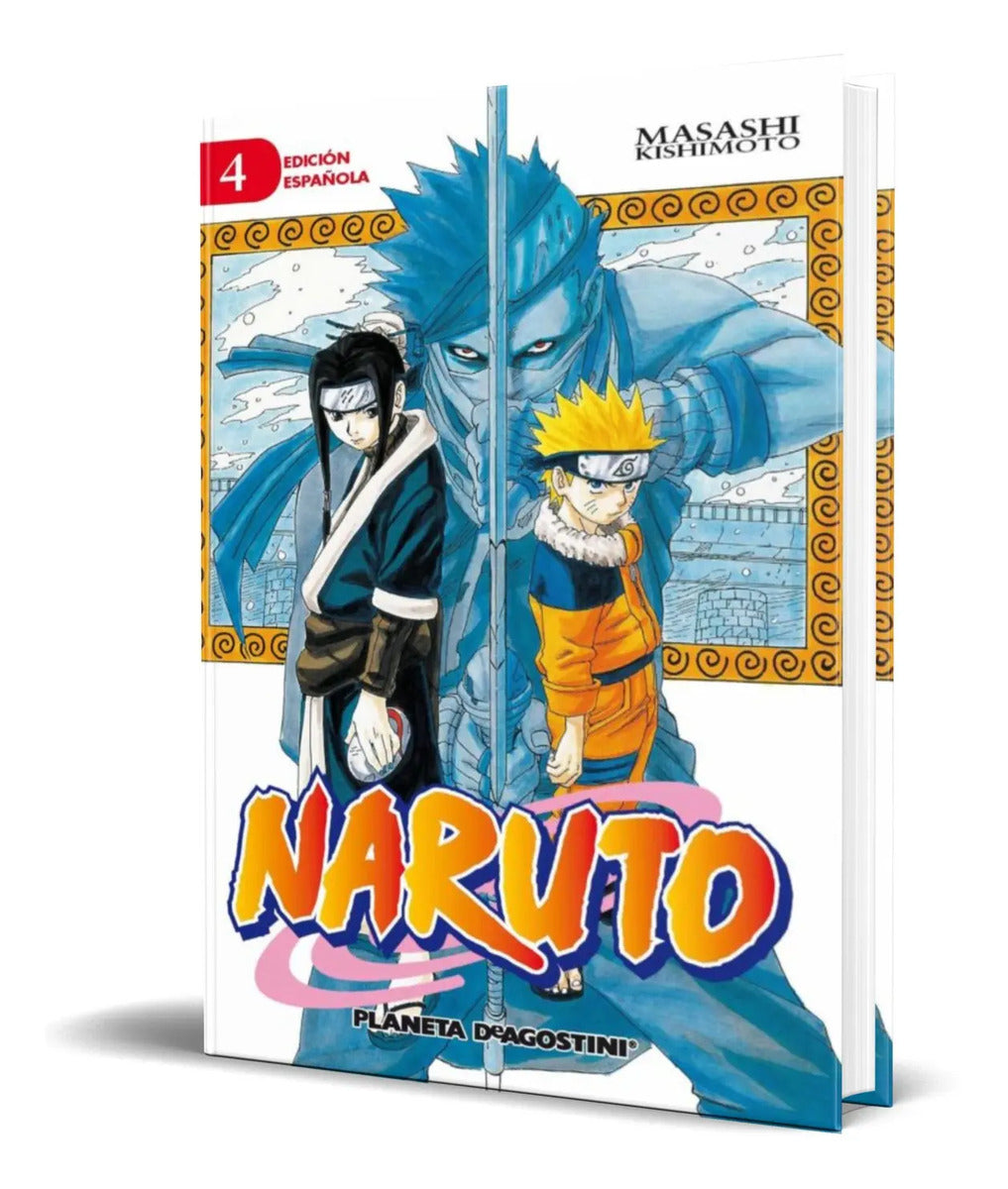 Portada de Libro Naruto Vol.4 [ Masashi Kishimoto ] Original