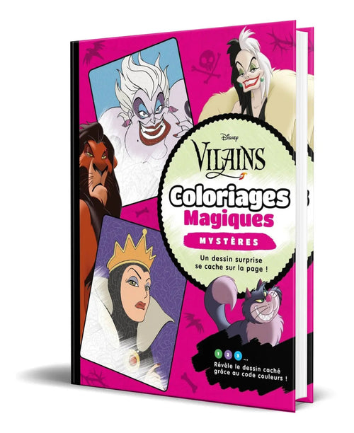 Portada de Colorea Y Descubre El Misterio Para Niños [ Villanos ]