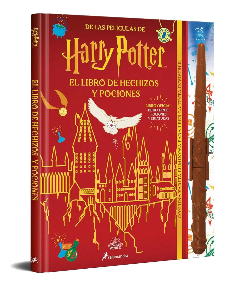 Portada de El Libro De Hechizos Y Pociones [ Varita Luminosa ]