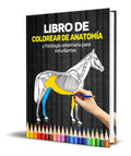 Portada de Libro De Colorear De Anatomía Y Fisiología Veterinaria
