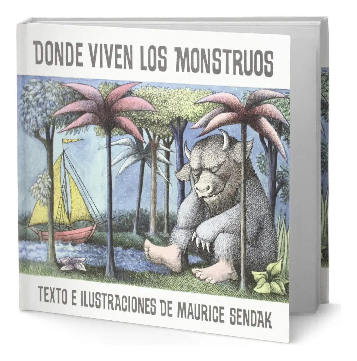 Portada de Libro Donde Viven Los Monstruos [ Pasta Dura ] Original