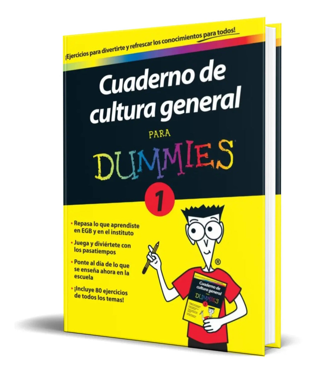 Portada de Cuaderno De Cultura General Para Dummies 1 [ Original ]