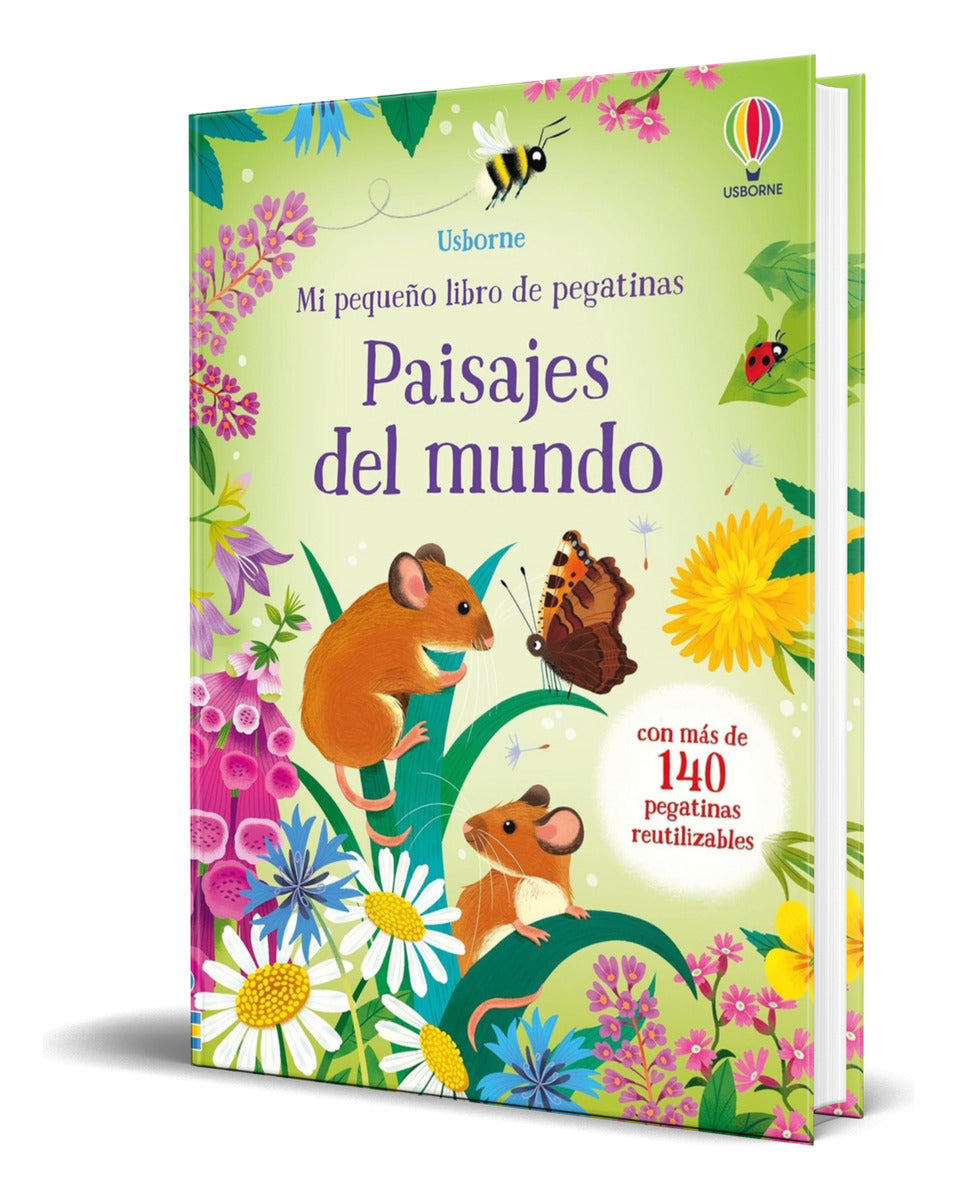 Portada de Libro Paisajes Del Mundo [ Libro De Pegatinas ] Original