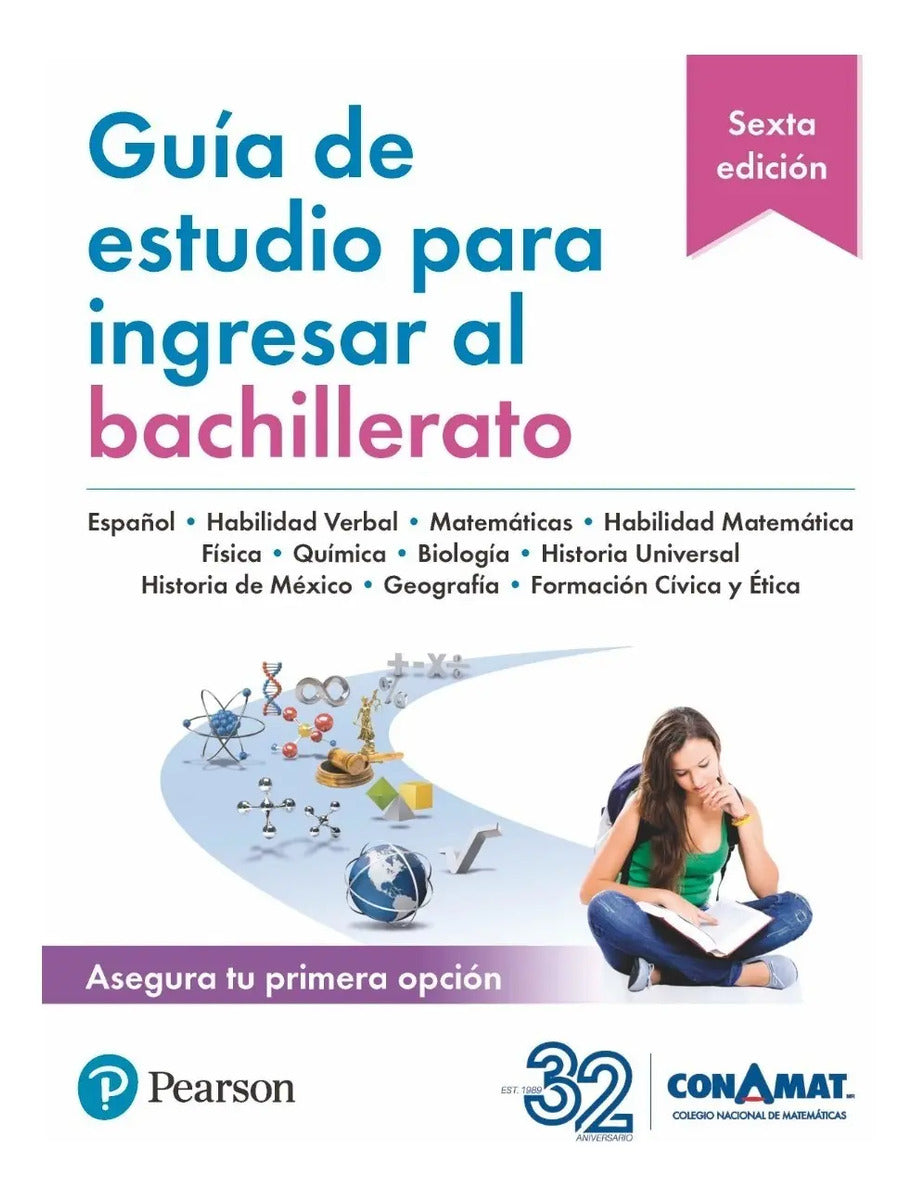 Portada de Guía De Estudio Para Ingresar Al Bachillerato