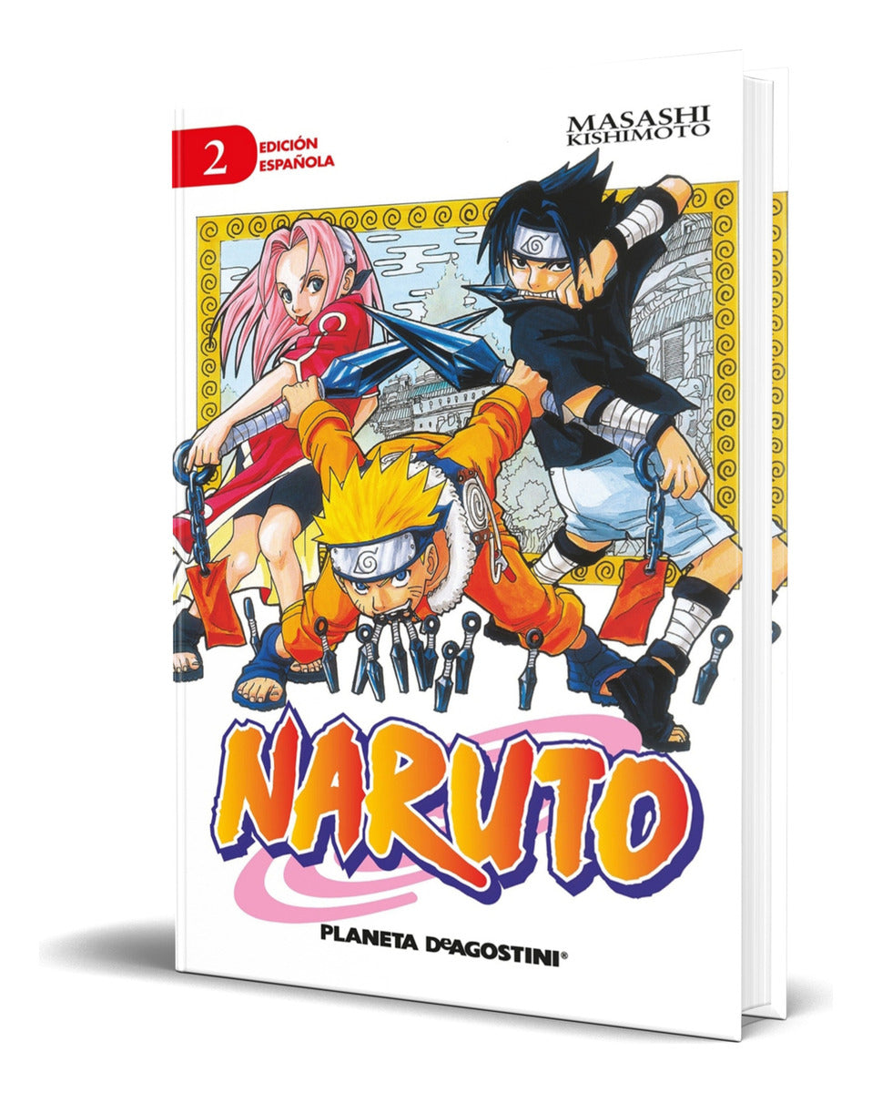 Portada de Libro Naruto Vol.2 [ Masashi Kishimoto ] Original
