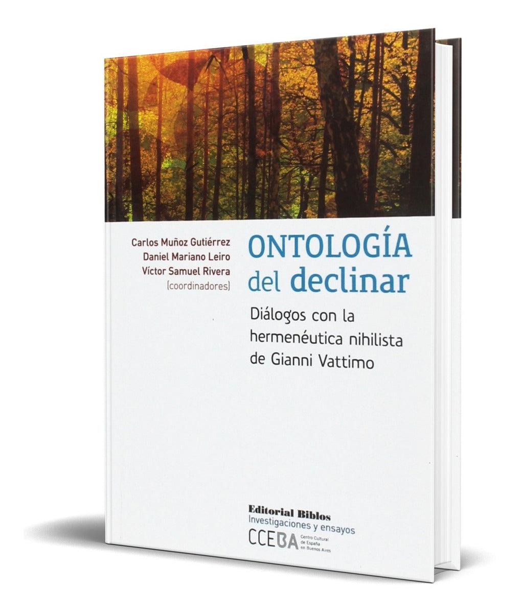 Portada de Libro Ontologia Del Declinar [ Daniel Leiro ] Original