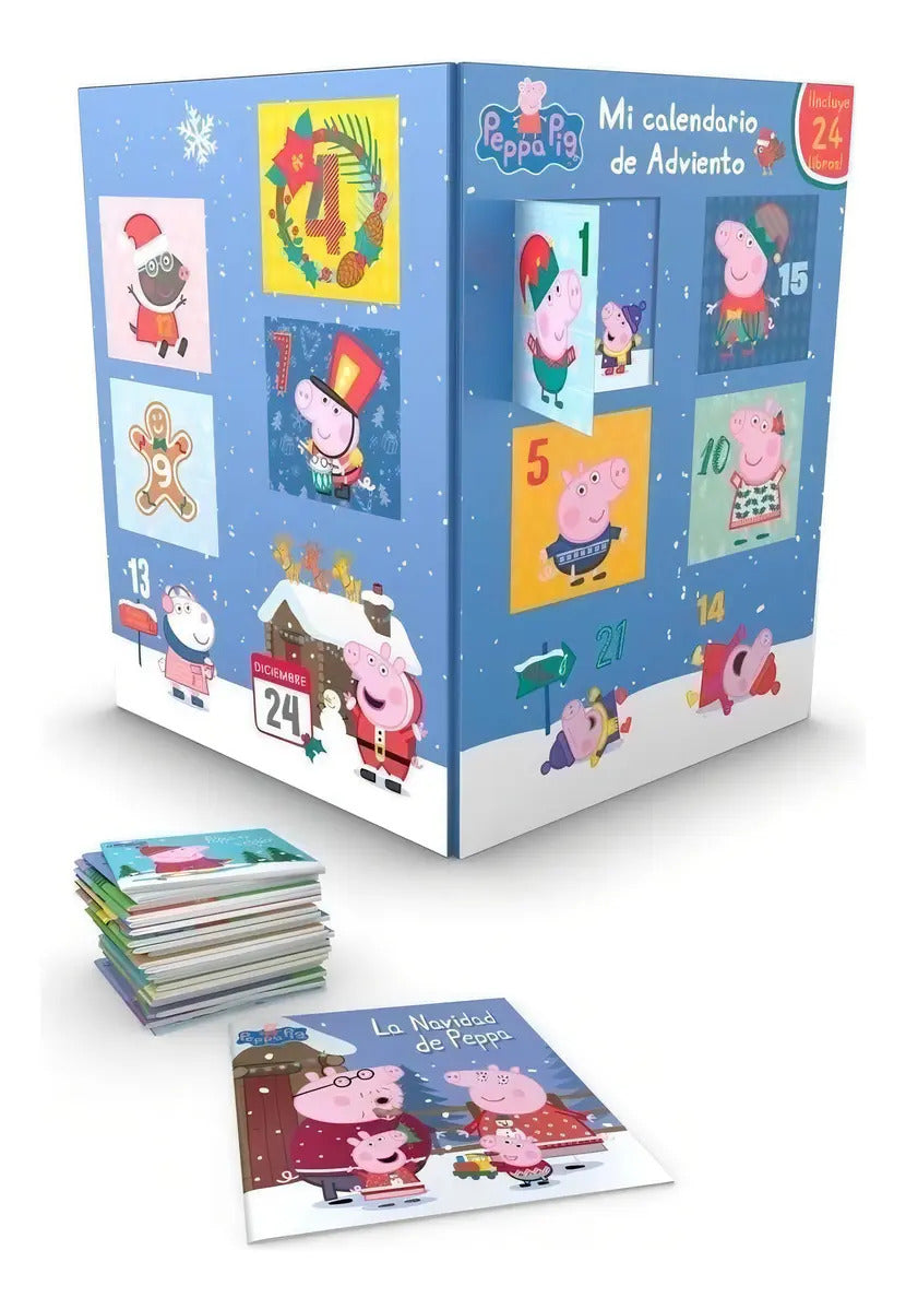 Portada de Libro: Mi Calendario De Adviento 2021 (peppa Pig). Hasbro/eo