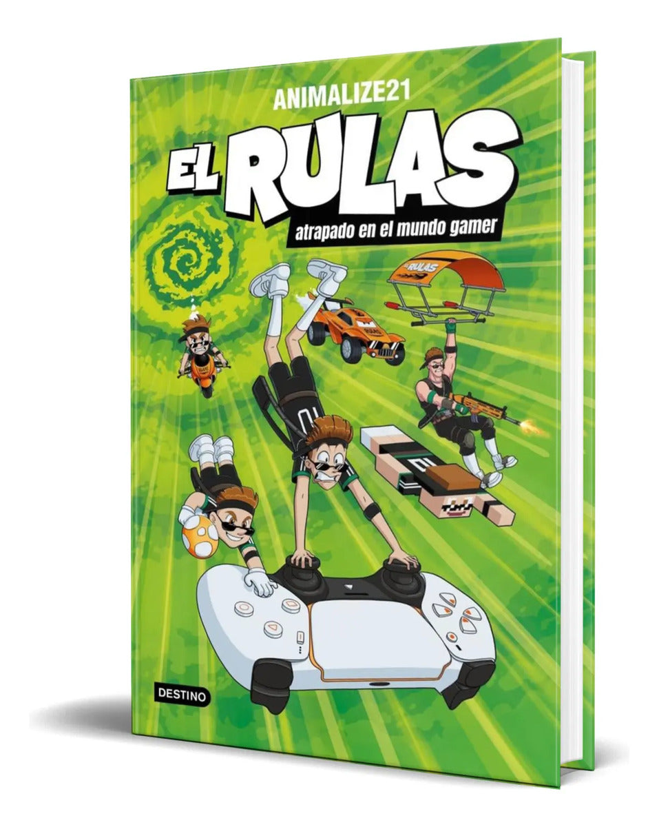 Portada de El Rulas Vol. 4 [ Atrapado En El Mundo Gamer ] Original