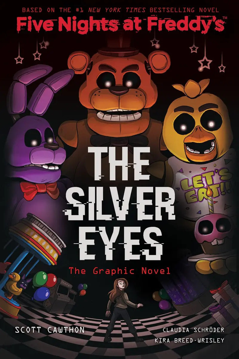 Portada de The Silver Eyes (five Nights At Freddy's Graphic Novel #1) - Pasta Suave (libro En Inglés)