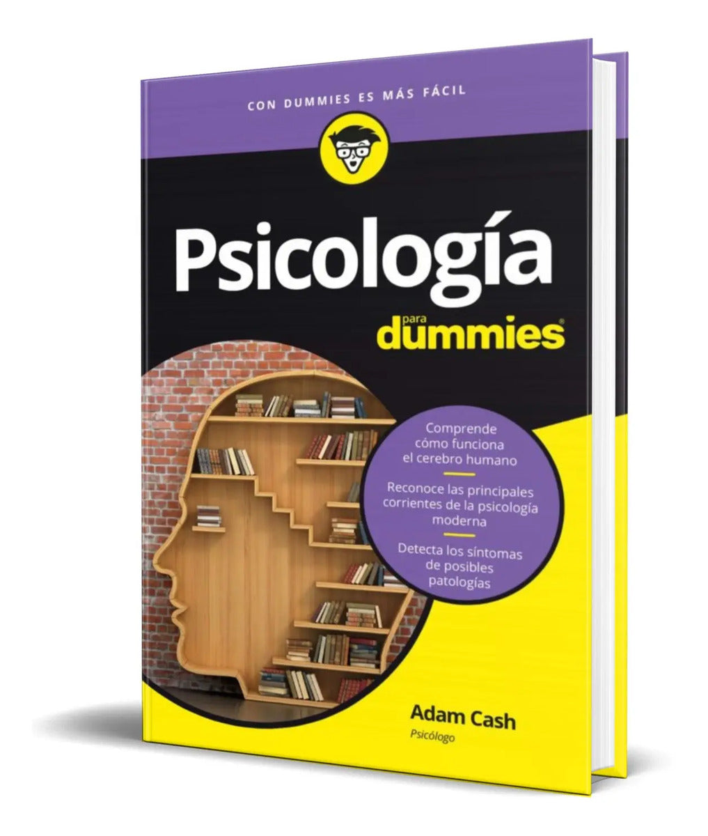 Portada de Libro Psicología Para Dummies [ Adam Cash ] Original