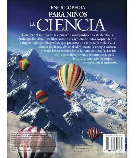 Portada de Enciclopedia Para Niños La Ciencia - Pasta Dura