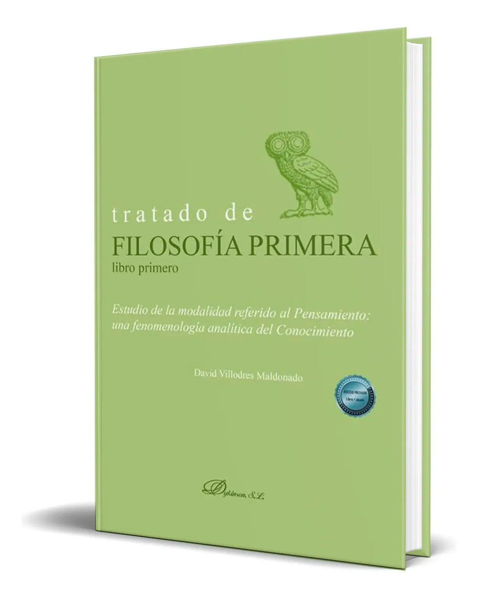 Portada de Libro Tratado De Filosofía Primera [ David Villodres M. ]
