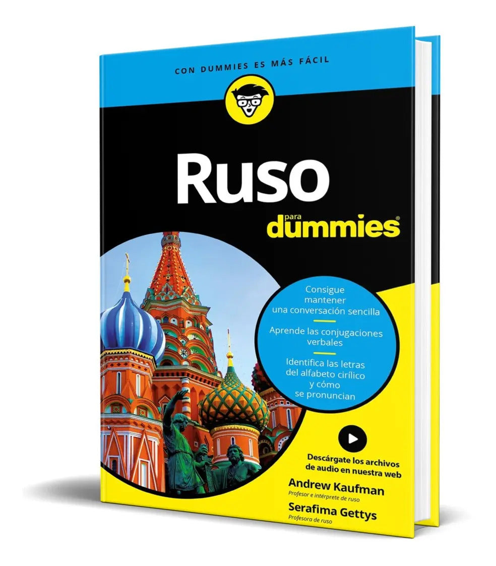 Portada de Libro Para Aprender Ruso [ Ruso Para Dummies ] Original