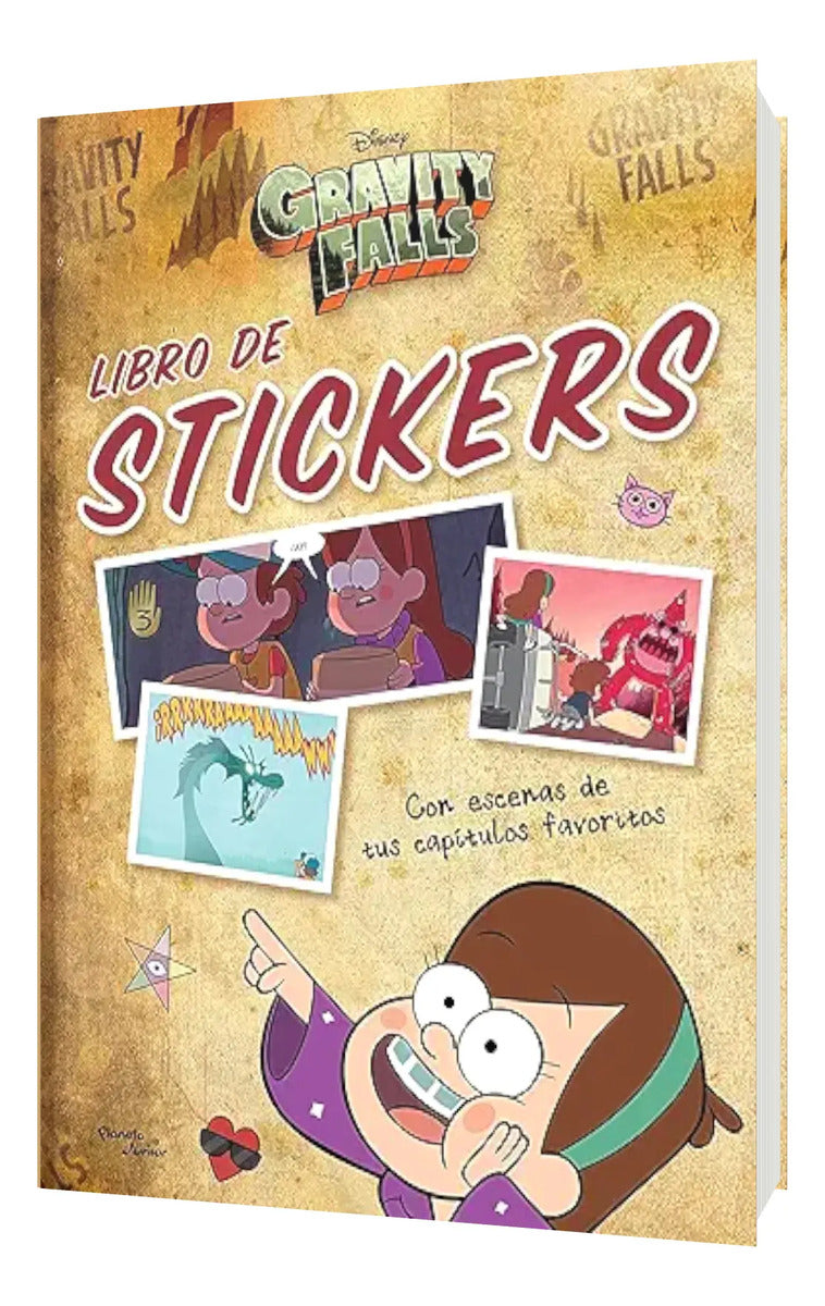 Portada de Gravity Falls Libro de stickers [ Disney ] Infantil Planeta