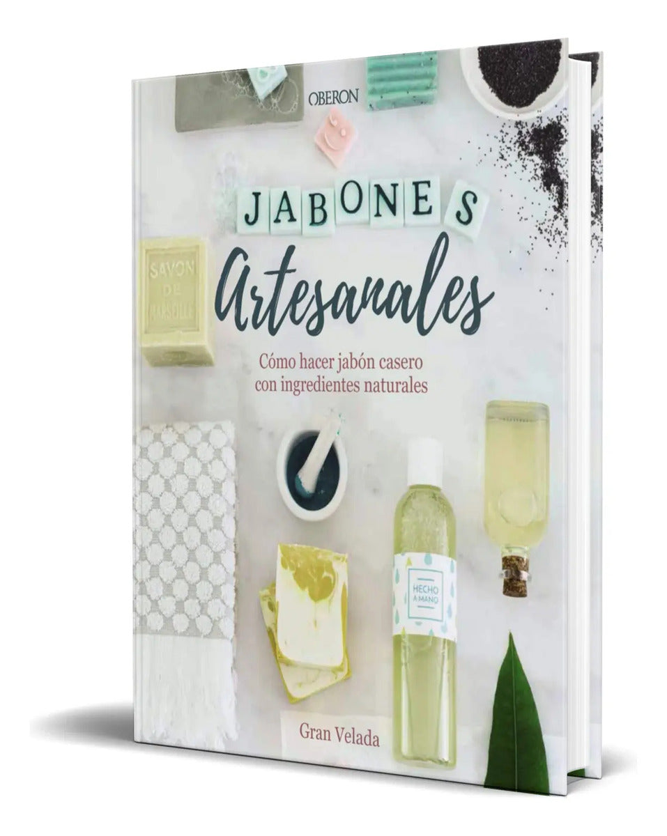 Portada de Libro Jabones Artesanales [ Cómo Hacer Jabón ] Original