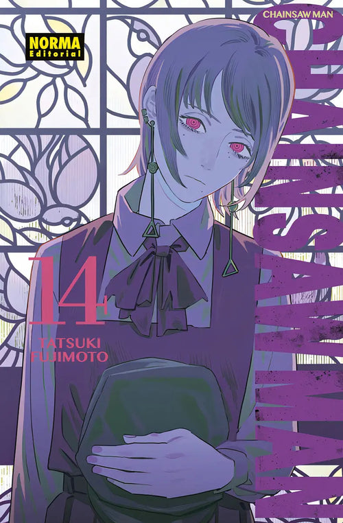 Portada de Chainsaw Man 14: Chainsaw Man N° 8, De Tatsuki Fujimoto. Chainsaw Man, Vol. 14. Editorial Norma, Tapa Blanda, Edi…