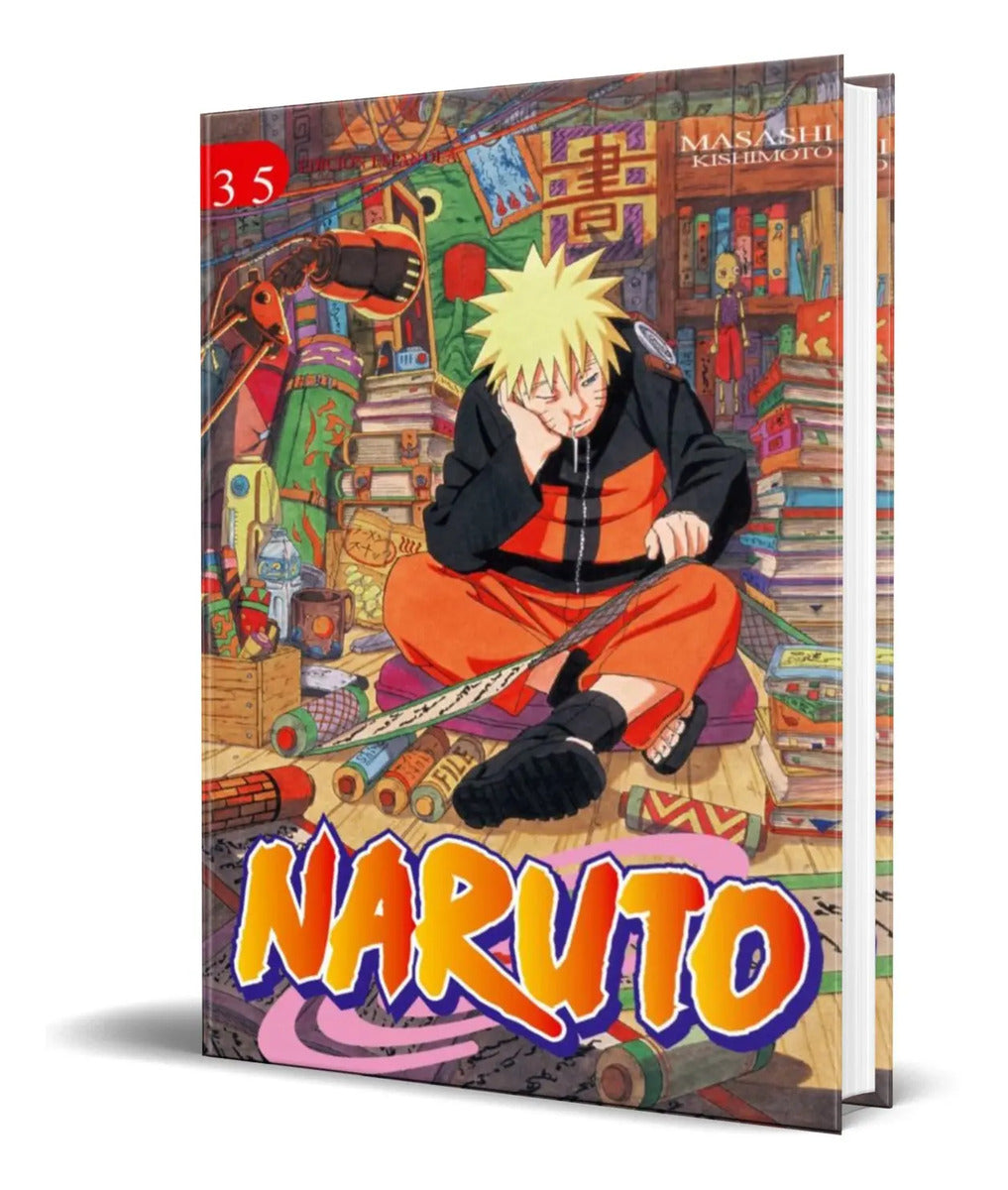 Portada de Libro Naruto Vol.35 [ Masashi Kishimoto ] Original