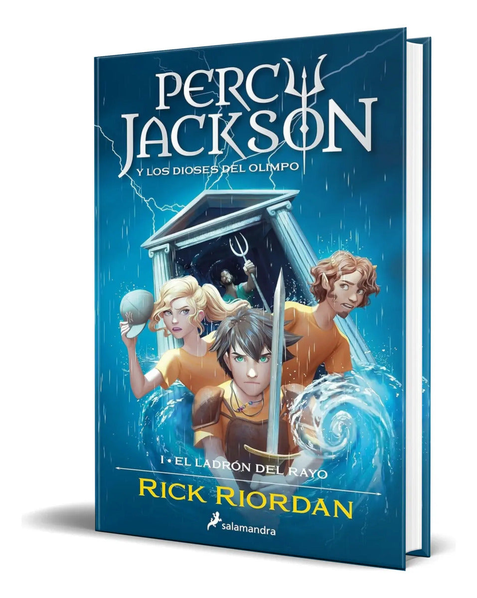 Portada de Los Dioses del Olimpo Vol.1 Libro Percy Jackson [ El Ladrón Del Rayo ]