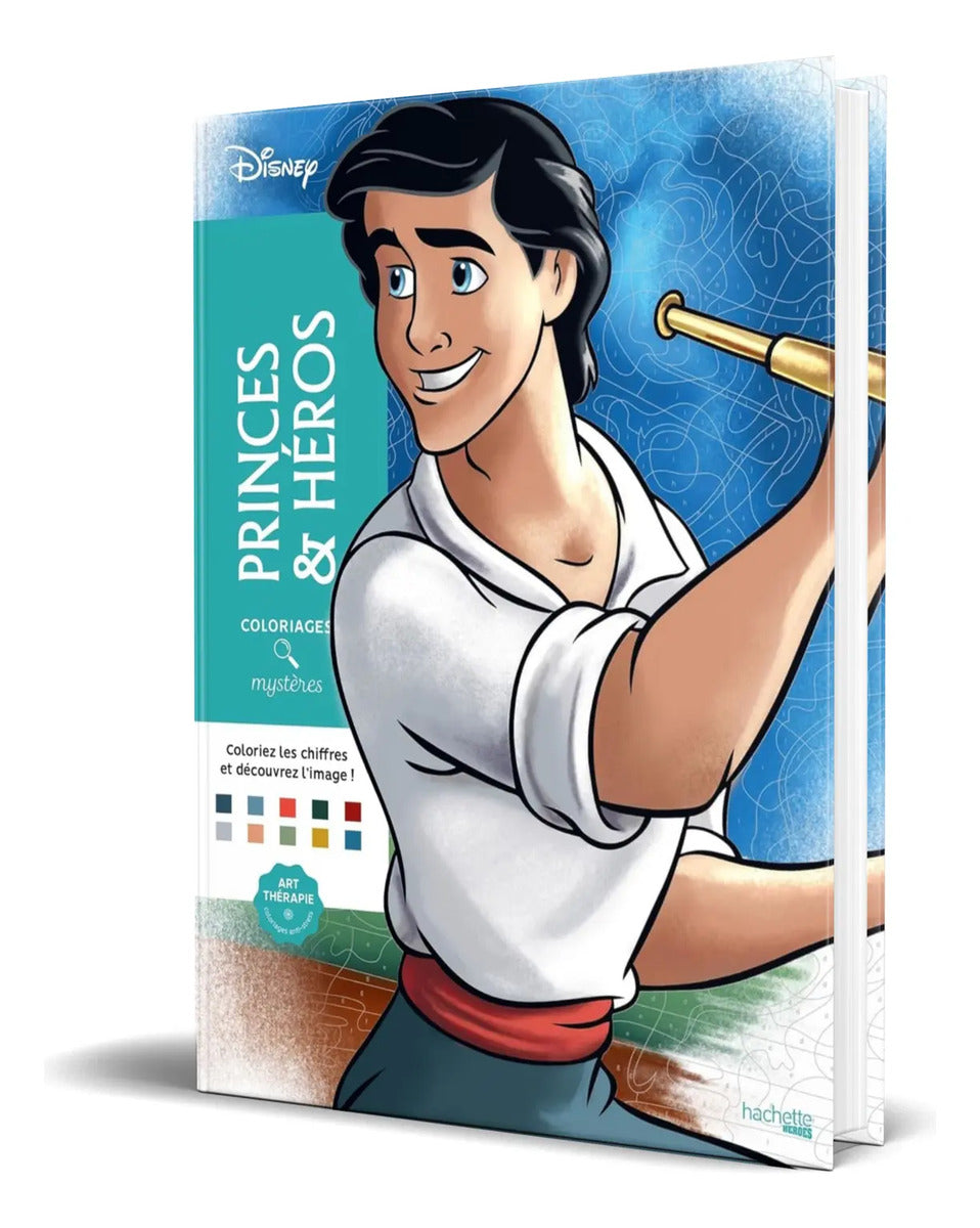 Portada de Libro Colorea Y Descubre El Misterio [ Princesas Y Héroes ]