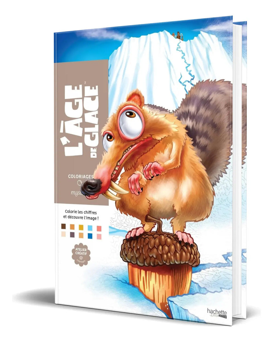 Portada de Libro Colorea Y Descubre El Misterio [ La Era De Hielo ]