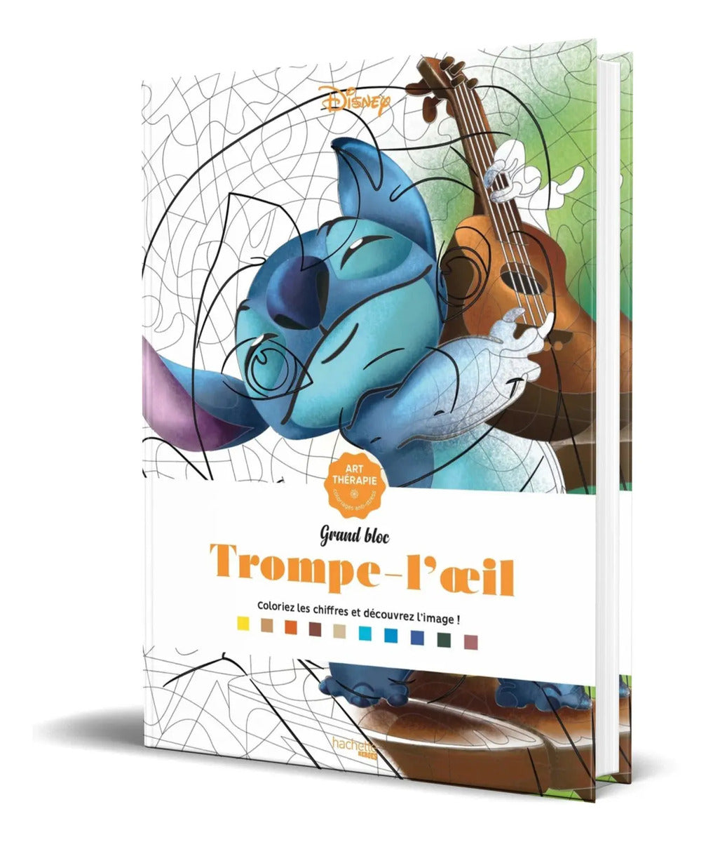 Portada de Libro Colorea Y Descubre [ Quien Soy ] Vol. 3 Stitch