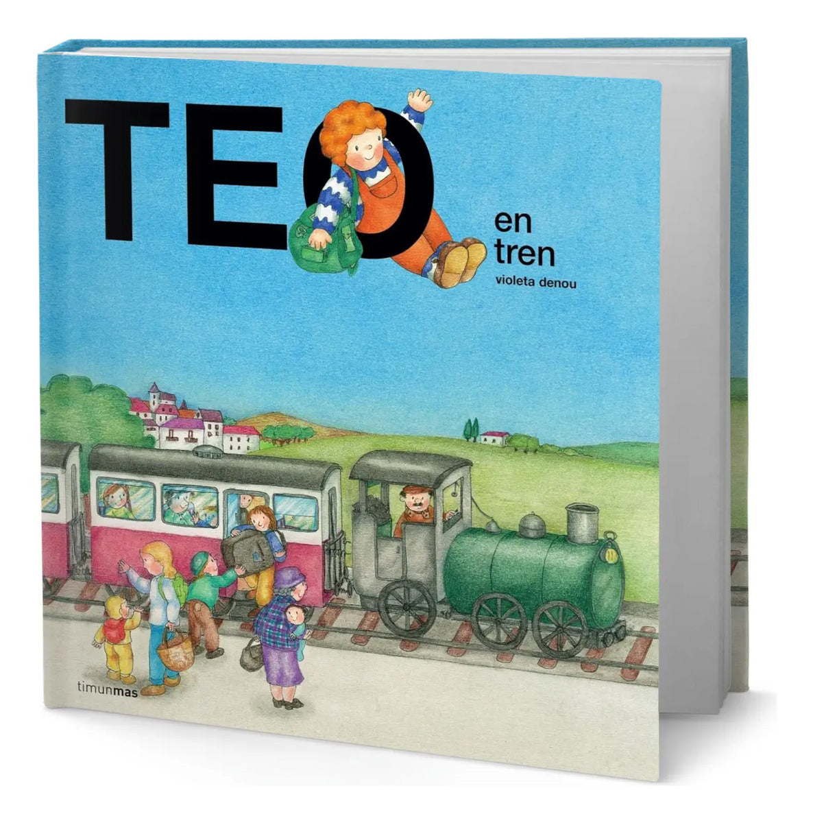 Portada de Libro Teo En Tren [ Pasta Dura ] Español
