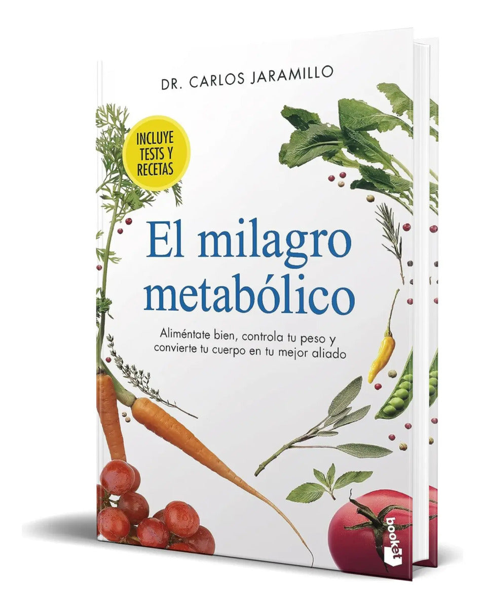 Portada de Libro El Milagro Metabólico [ Dr. Carlos Jaramillo] Original