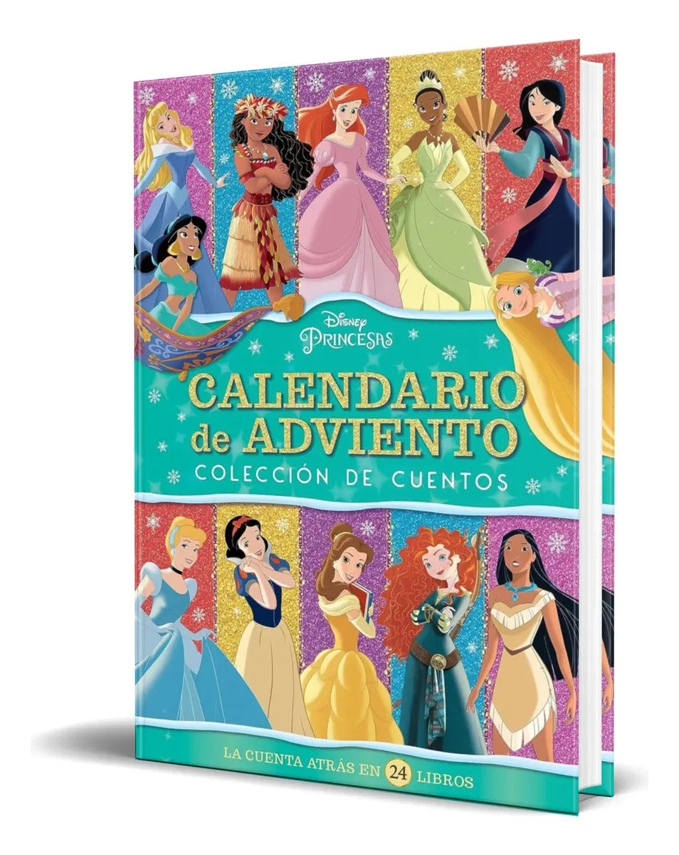 Portada de Libro Princesas. Calendario De Adviento [ Original ], De Disney. Editorial Libros Disney, Tapa Dura En Español, 2…