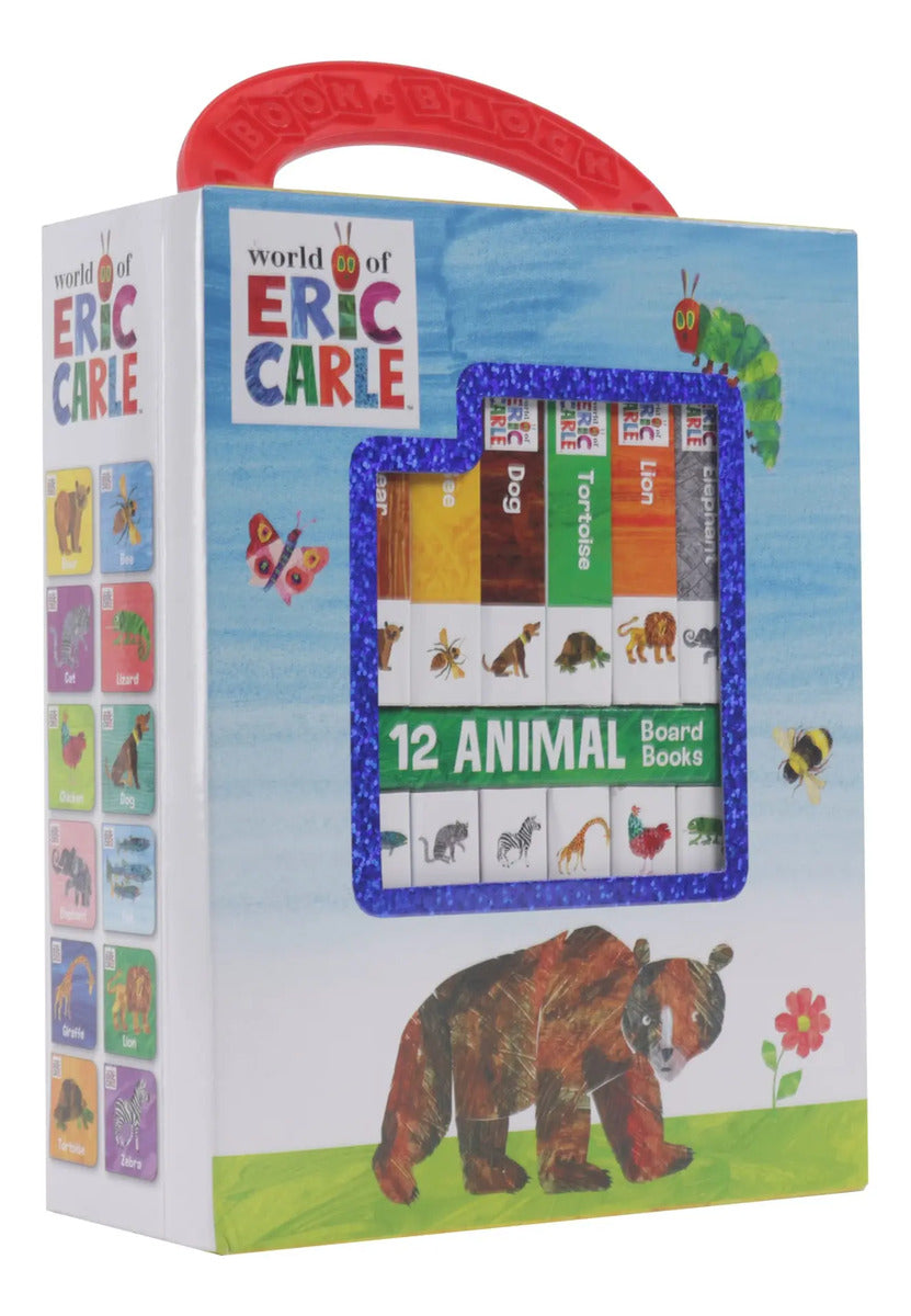 Portada de Pack Eric Carle Animals [ 12 Board Books ] Original