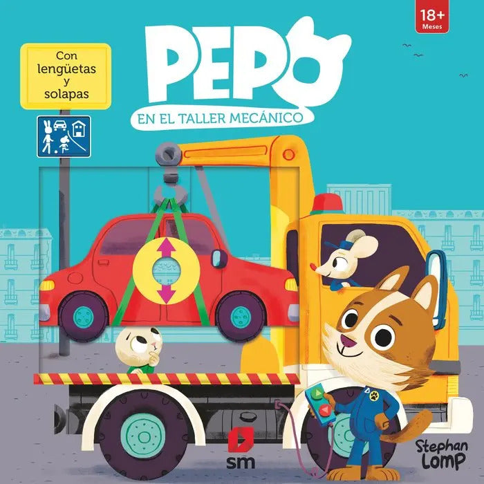Portada de Pepo En El Taller Mecanico: En El Taller Mecánico, De Lomp Stephan., Vol. 1. Editorial Ediciones Sm, Tapa Dura En…