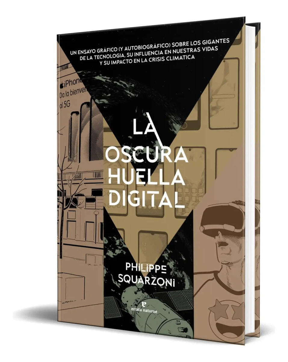 Portada de Libro La Oscura Huella Digital Philippe Squarzoni Original