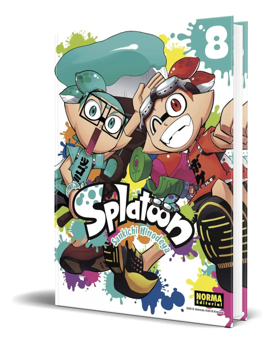 Portada de Libro Splatoon Vol.8 [ Sankichi Hinodeya ] Original