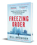 Portada de Freezing Order, De Bill Browder. Editorial Simon & Schuster Uk, Tapa Blanda En Español, 2023
