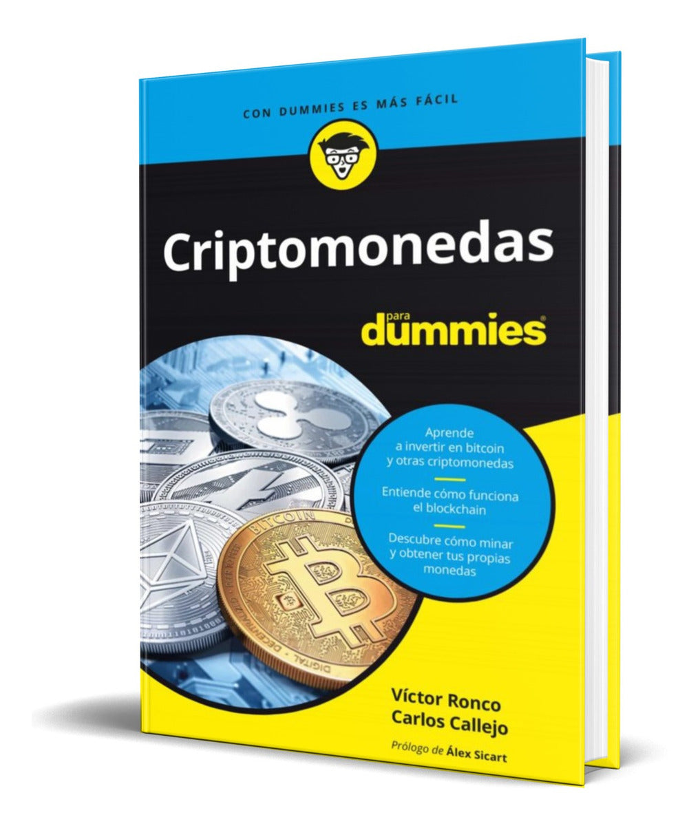 Portada de Libro Criptomonedas Para Dummies [ Victor Ronco ] Original