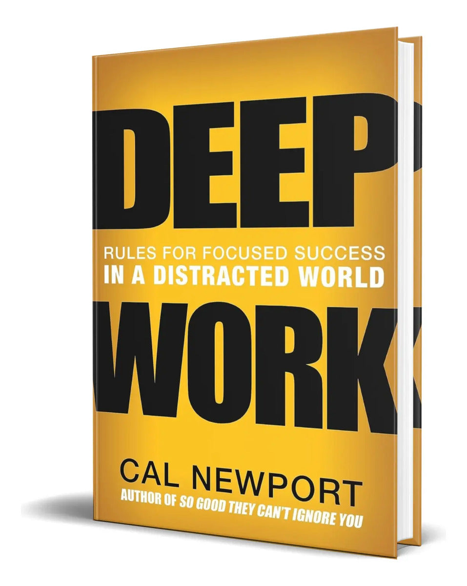Portada de Libro Deep Work [ Rules For Focused Success ] Original