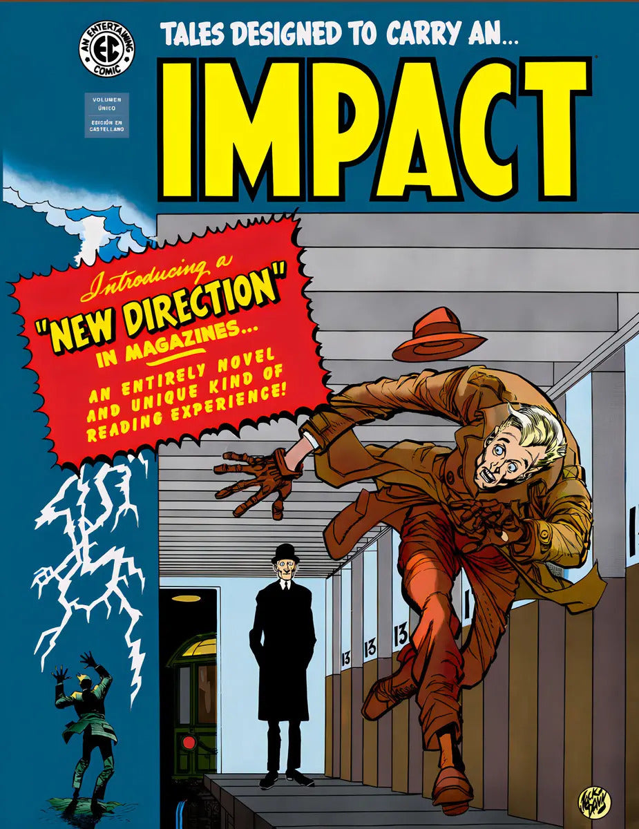 Portada de Impact, De Bernard Krigstein. Editorial Diabolo Ediciones En Español