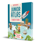 Portada de Libro Sorprendente Junior Atlas Planeta Tierra [ Original ]