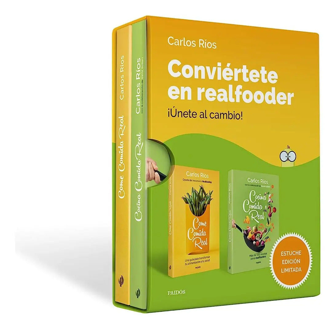 Portada de Pack Estuche Conviértete En Realfooder [ Original ]