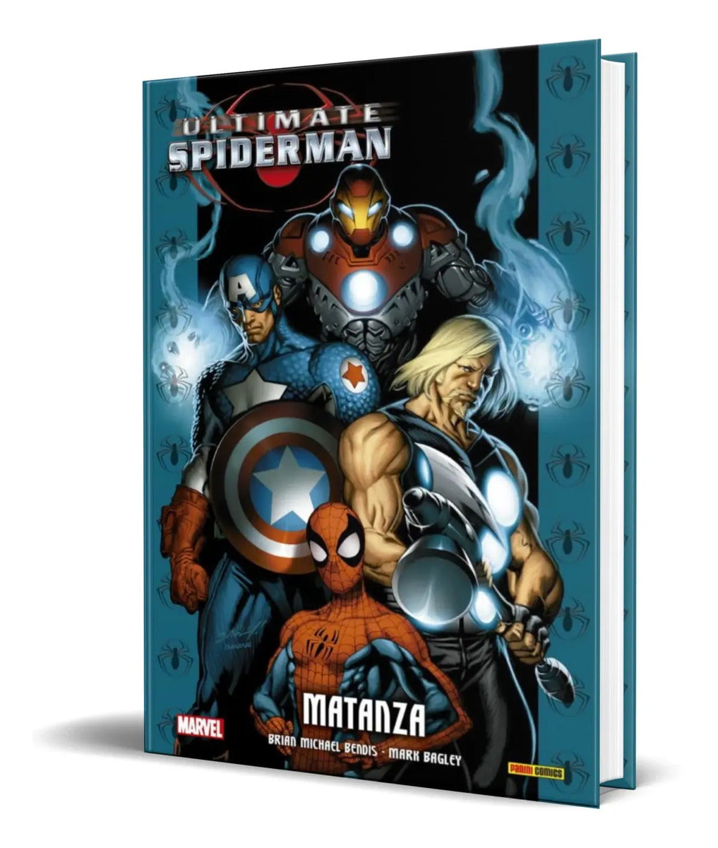 Portada de Libro Ultimate Spiderman 7 [ Matanza ] Original