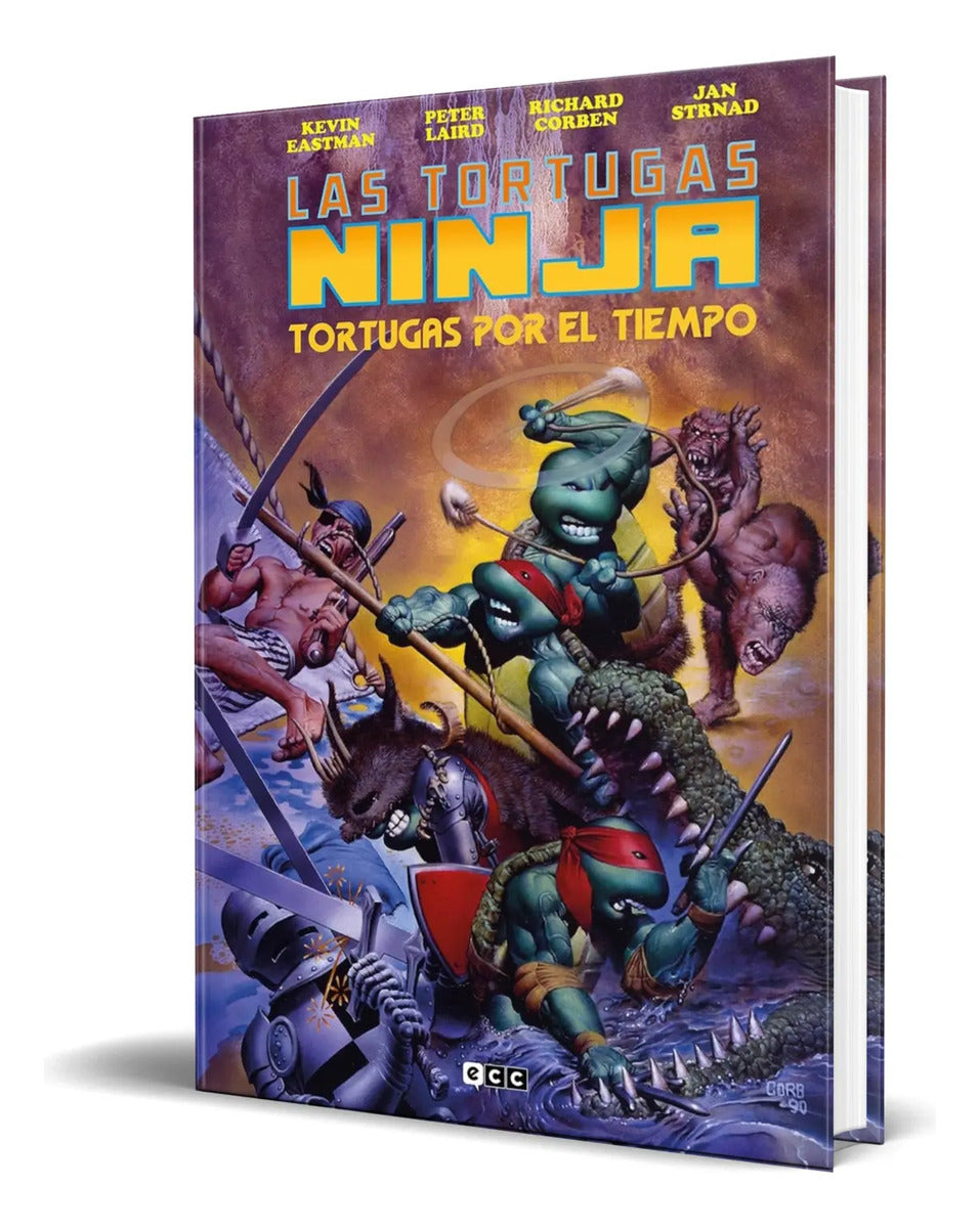 Portada de Libro Las Tortugas Ninja [ Tortugas Por El Tiempo ] Original