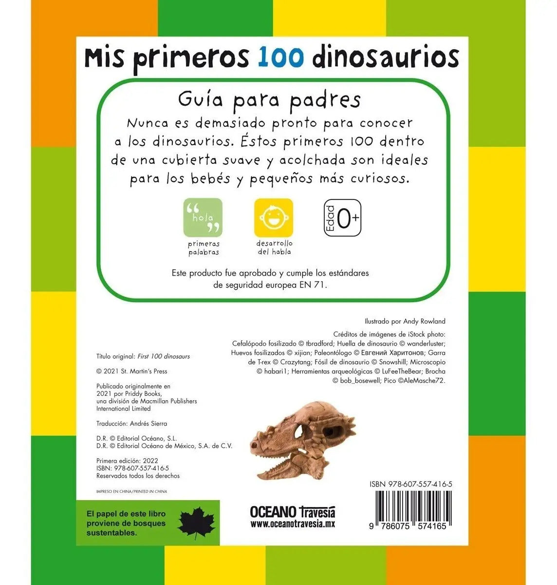 Portada de Mis Primeros 100 Dinosaurios