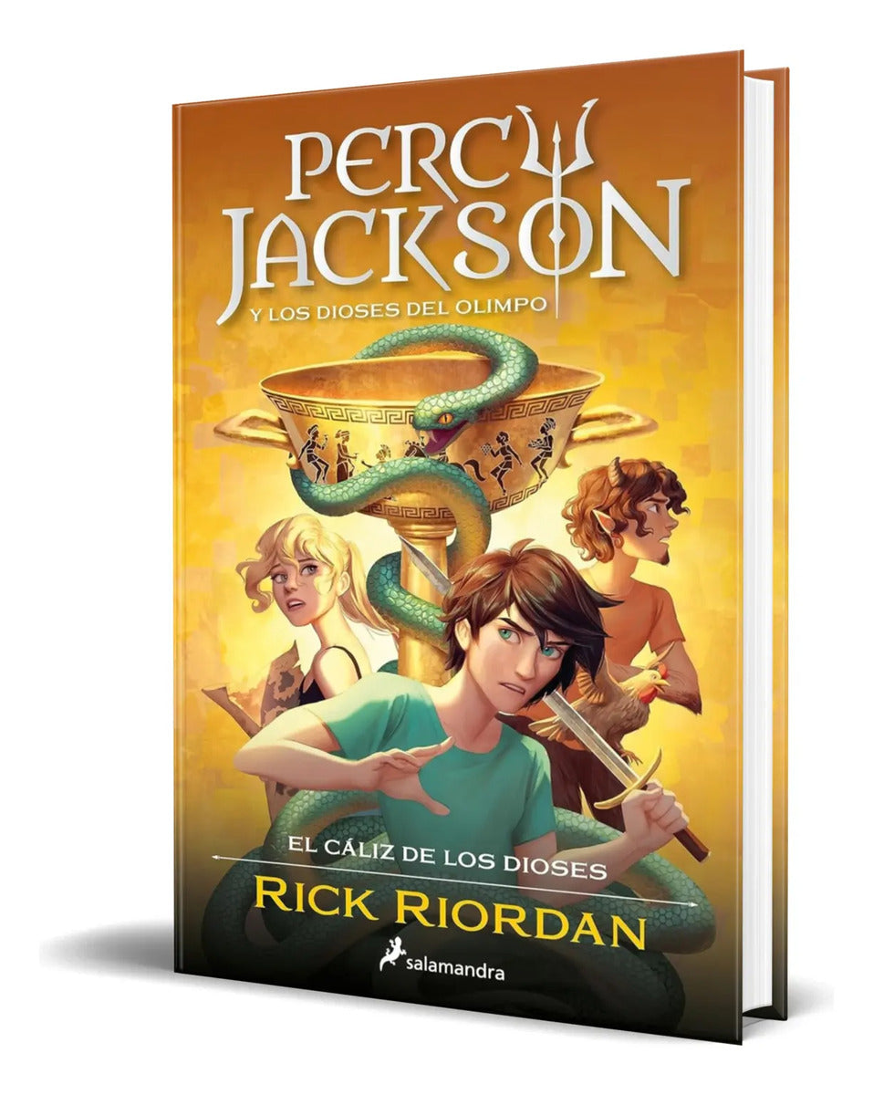 Portada de Los Dioses del Olimpo Vol.6 Libro Percy Jackson Y El Cáliz De Los Dioses [ Percy Jackson ]