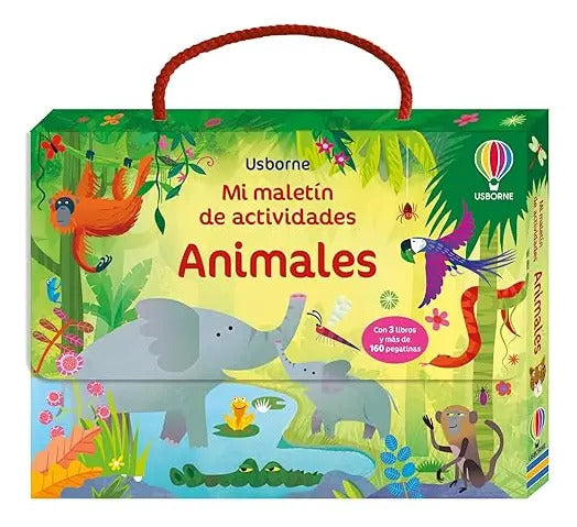 Portada de Libro Animales [ Mi Maletín De Actividades ] Original, De Vv. Aa.. Editorial Usborne Publishing, Tapa Dura En Esp…