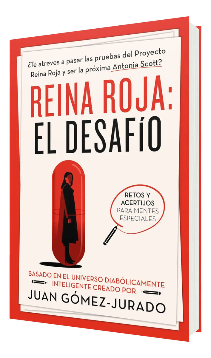 Portada de Reina Roja: El Desafío. Retos y Acertijos para Mentes Especiales