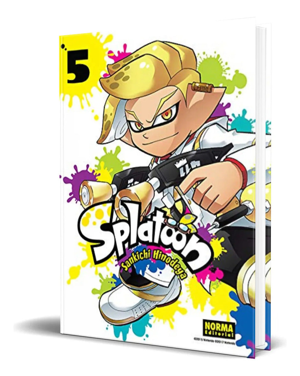 Portada de Manga Splatoon Vol.5 Español [ Sankichi Hinodeya ] Original