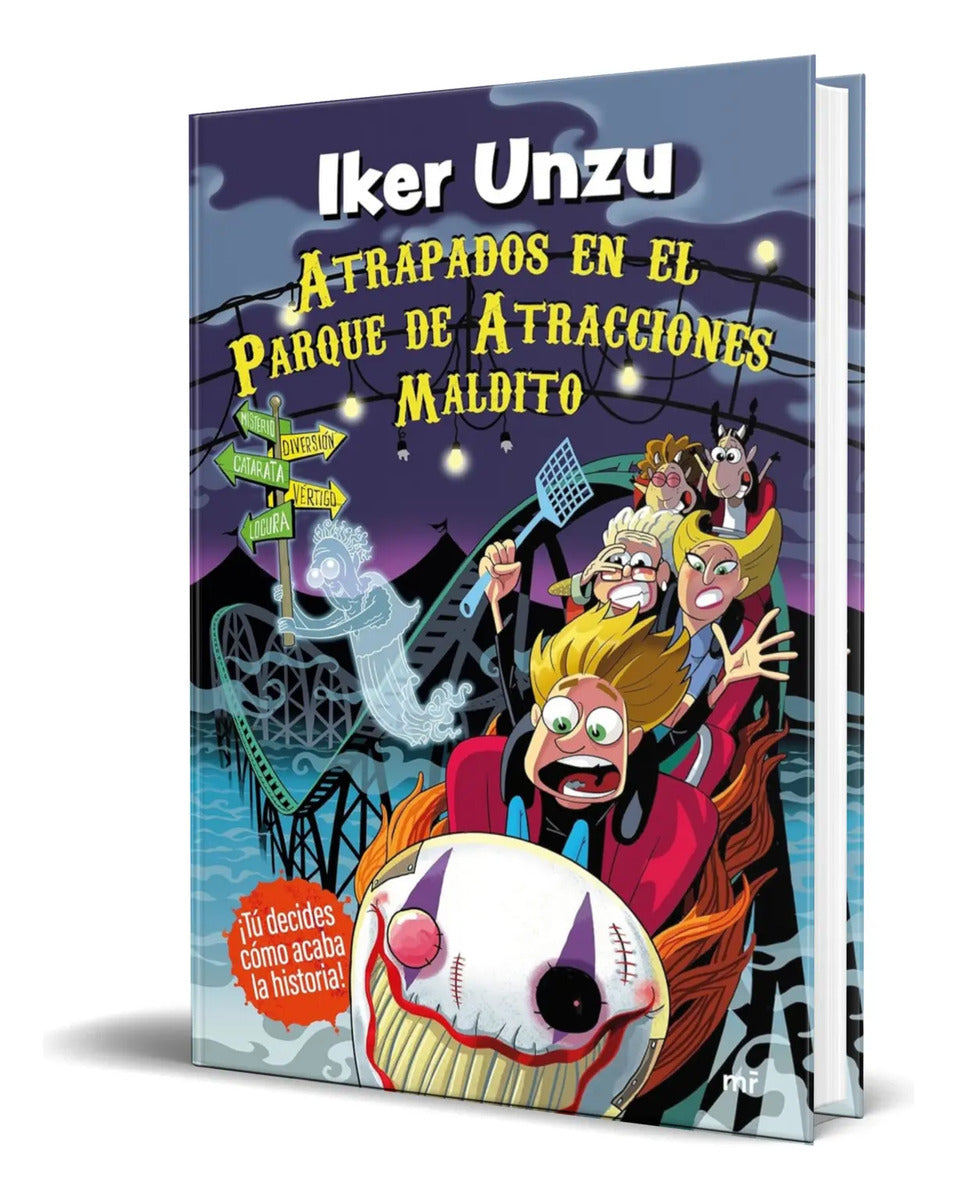 Portada de Libro Atrapados En El Parque De Atracciones Maldito Original