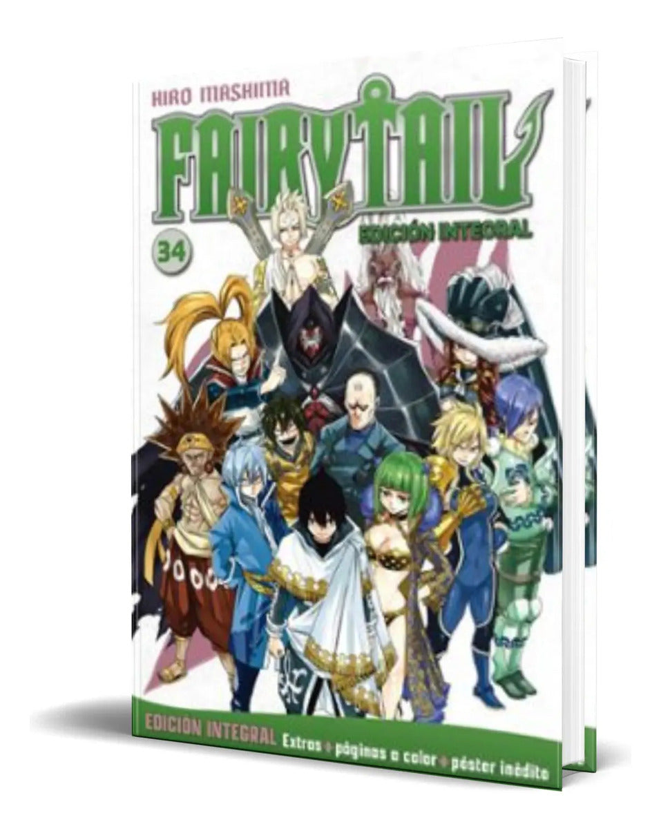 Portada de Libro Fairy Tail Vol.34 [ Hiro Mashima ] Original