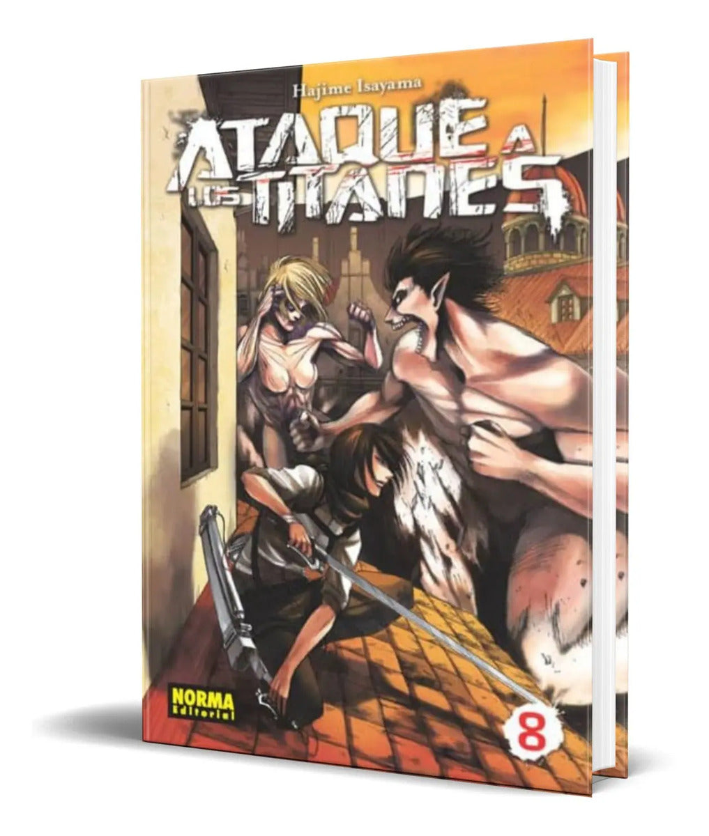 Portada de Libro Ataque A Los Titanes Vol.8 [ Hajime Isayama ] Original