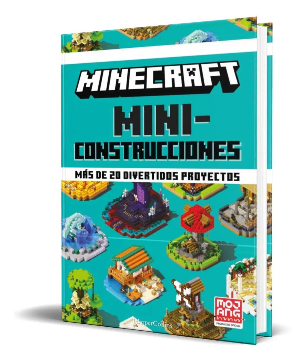 Portada de Libro Minecraft Miniconstrucciones [ 20 Proyectos ] Original