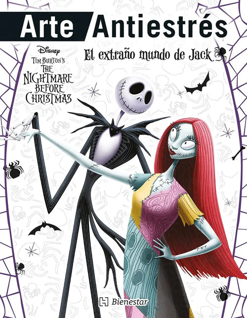 Portada de Arte Antiestrés: El Extraño Mundo De Jack: Na, De Iniestra Ramírez, Graciela. Arte Antiestrés, Vol. 1. Editorial…